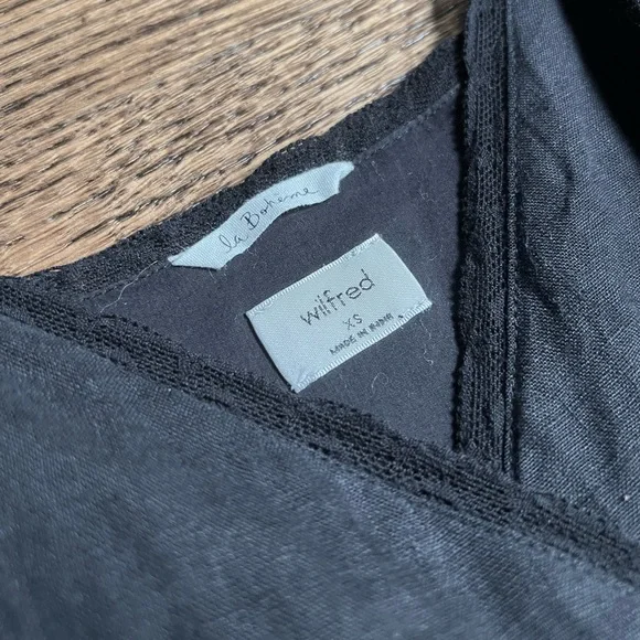 Aritzia Wilfred Linen Wrap Dress, la Bohéme Capsule Collection, Léger Dress - Picture 5 of 8